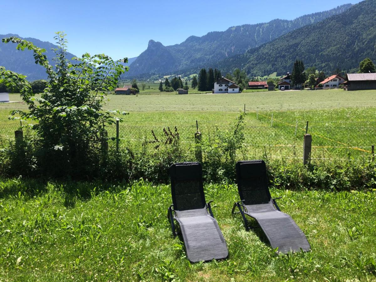 Ferienhaus Veronika Mit 2000Qm Garten Und Bergblick Unterammergau Exterior foto